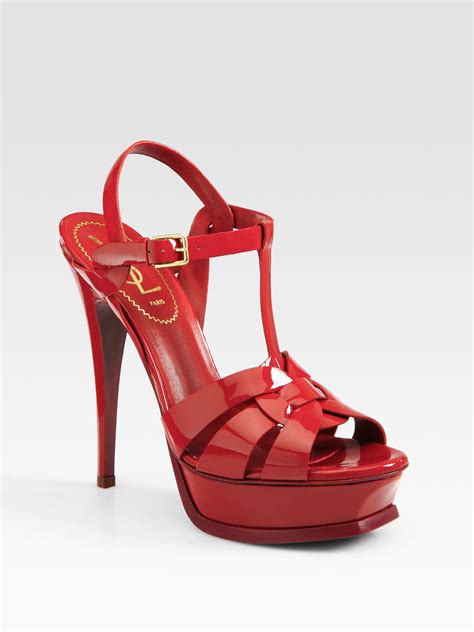 red ysl heels|ysl heels images.